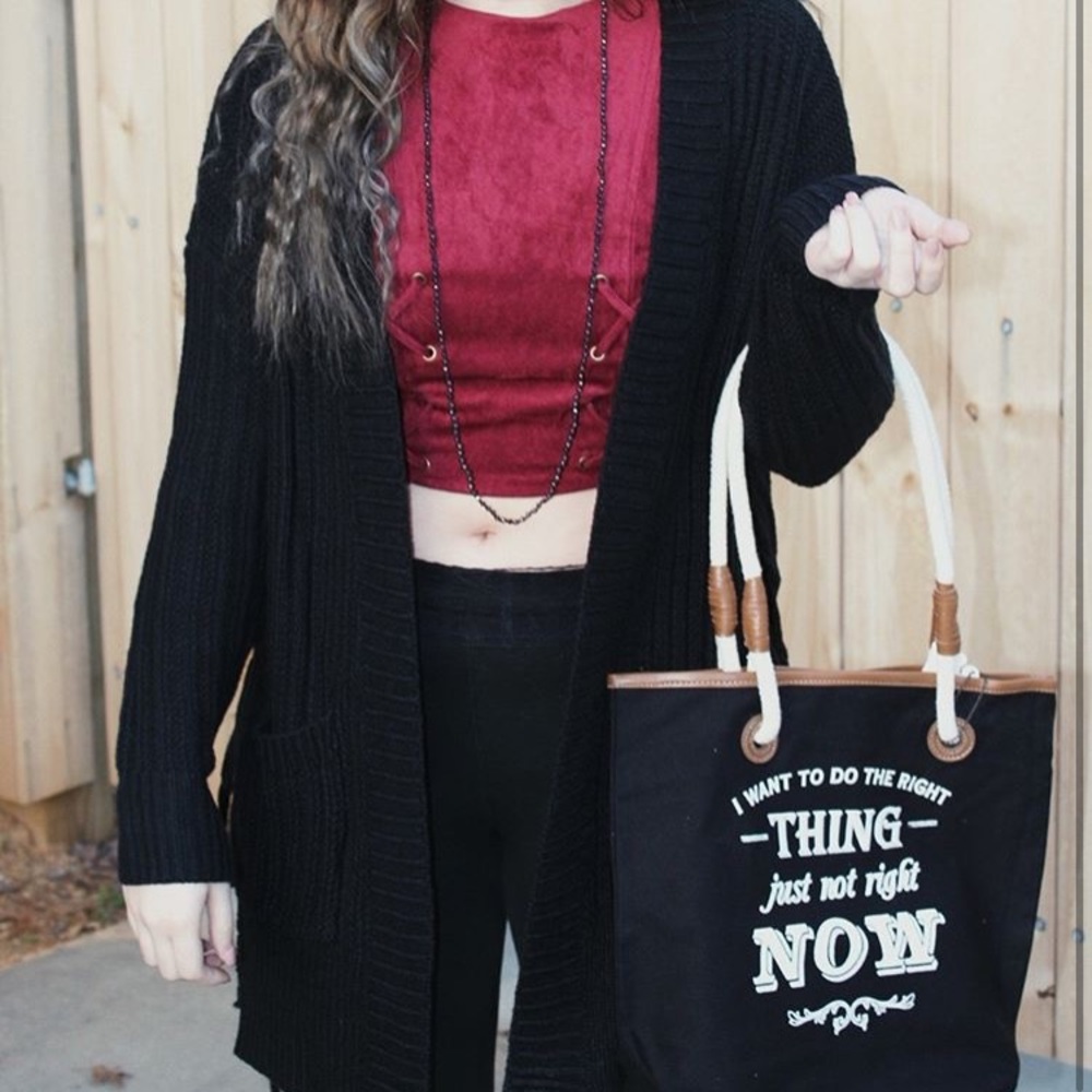Boutique Black Sweater